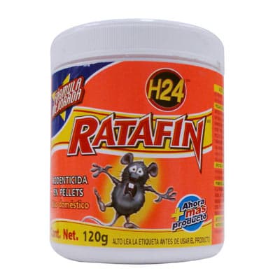RODENTICIDA RATAFIN 120g H24