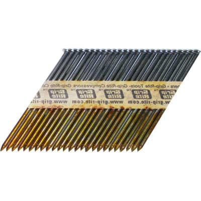 CLAVO PARA PISTOLA DE 3 1/4" CON 30 GRADOS DE INCLINACION
