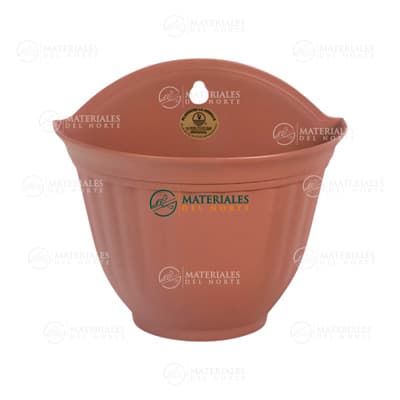 MACETA PARA MURO DE 23 CM. BARRO