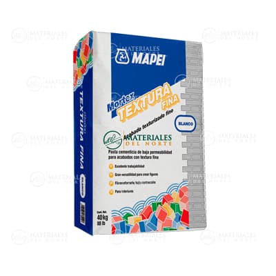 TEXTURA FINA MORTEX PLUS BLANCO 40 KG